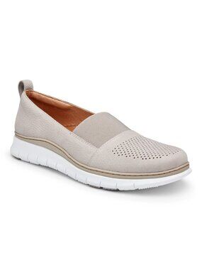 Vionic Beige Slip-On Perforated Flats